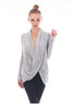 Long Sleeve Criss Cross Drape Front Top - BodiLove | 30% Off First Order - 23