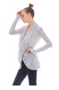 Long Sleeve Criss Cross Drape Front Top - BodiLove | 30% Off First Order - 24