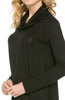 Long Sleeve Cowl Neck A-Line Tunic Dress - BodiLove | 30% Off First Order - 3