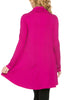 Long Sleeve Cowl Neck A-Line Tunic Dress - BodiLove | 30% Off First Order - 18