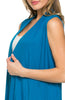 Draped Open Front Jersey Knit Vest - BodiLove | 30% Off First Order
 - 8