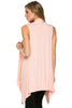 Draped Open Front Jersey Knit Vest - BodiLove | 30% Off First Order
 - 39