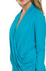 Long Sleeve Criss Cross Drape Front Top - BodiLove | 30% Off First Order
 - 27