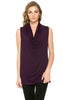 Sleeveless Cowl Neck Tunic Top - BodiLove | 30% Off First Order
 - 32