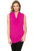Sleeveless Cowl Neck Tunic Top - BodiLove | 30% Off First Order
 - 60