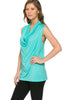Sleeveless Cowl Neck Tunic Top - BodiLove | 30% Off First Order
 - 64