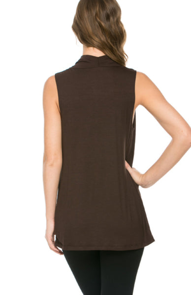 Sleeveless Cowl Neck Tunic Top – BodiLove Fashion Store