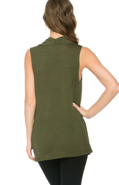 Sleeveless Cowl Neck Tunic Top – BodiLove Fashion Store