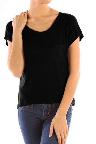 Short Sleeve Hi-Low Boyfriend T-Shirt - BodiLove | 30% Off First Order
 - 1