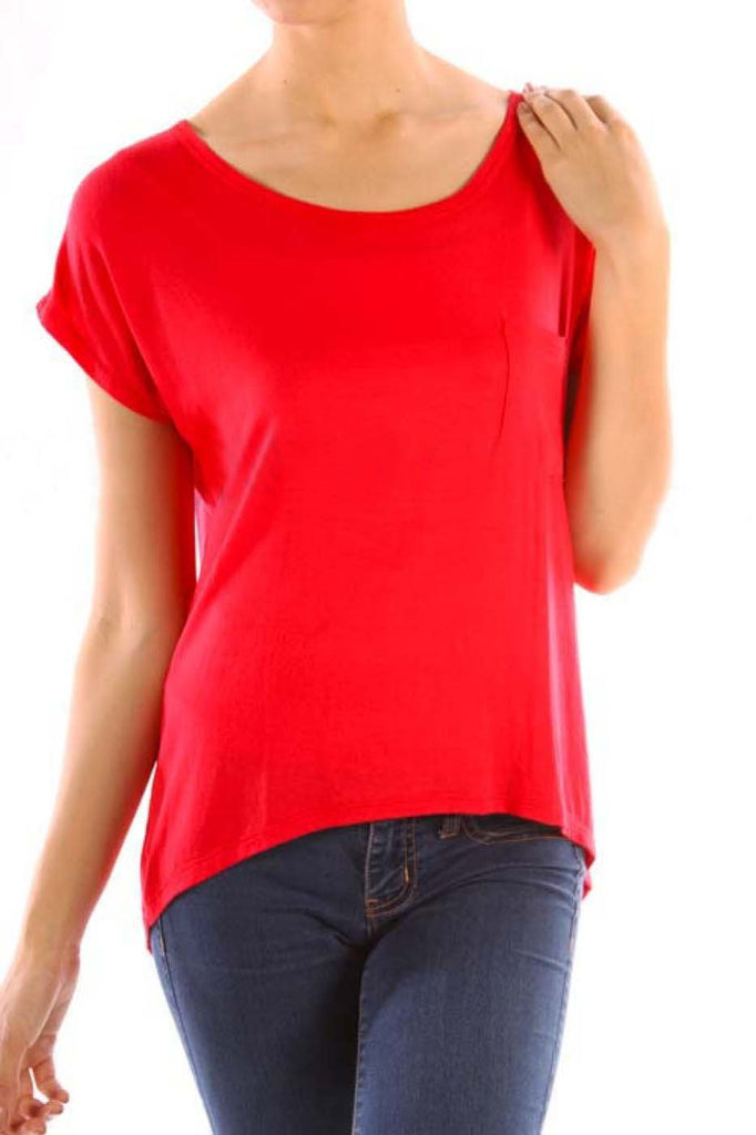 Short Sleeve Hi-Low Boyfriend T-Shirt - BodiLove | 30% Off First Order
 - 23