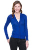 Long Sleeve Button Down Cardigan | 30% Off First Order | Royal Blue