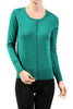 Long Sleeve Scoop Neck Button Up Cardigan - BodiLove | 30% Off First Order
 - 5