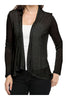 Draped Open Front Long Sleeve Cardigan - BodiLove | 30% Off First Order
 - 2
