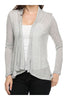 Draped Open Front Long Sleeve Cardigan - BodiLove | 30% Off First Order
 - 4