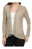 Draped Open Front Long Sleeve Cardigan - BodiLove | 30% Off First Order
 - 6