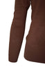 Long Sleeve V-Neck Button Up Cardigan - BodiLove | 30% Off First Order - 40 | Brown
