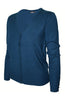 Long Sleeve V-Neck Button Up Cardigan - BodiLove | 30% Off First Order - 5 | Dark Teal