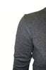 Long Sleeve V-Neck Button Up Cardigan - BodiLove | 30% Off First Order - 51 | Heather Gray