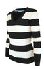 Long Sleeve V-Neck Pullover Cardigan - BodiLove | 30% Off First Order - 19 | Black & White