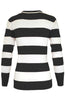 Long Sleeve V-Neck Pullover Cardigan - BodiLove | 30% Off First Order - 29 | Charcoal & White