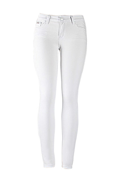 Stretchy 5 Pocket Skinny Jeans | 30% Off First Order | White