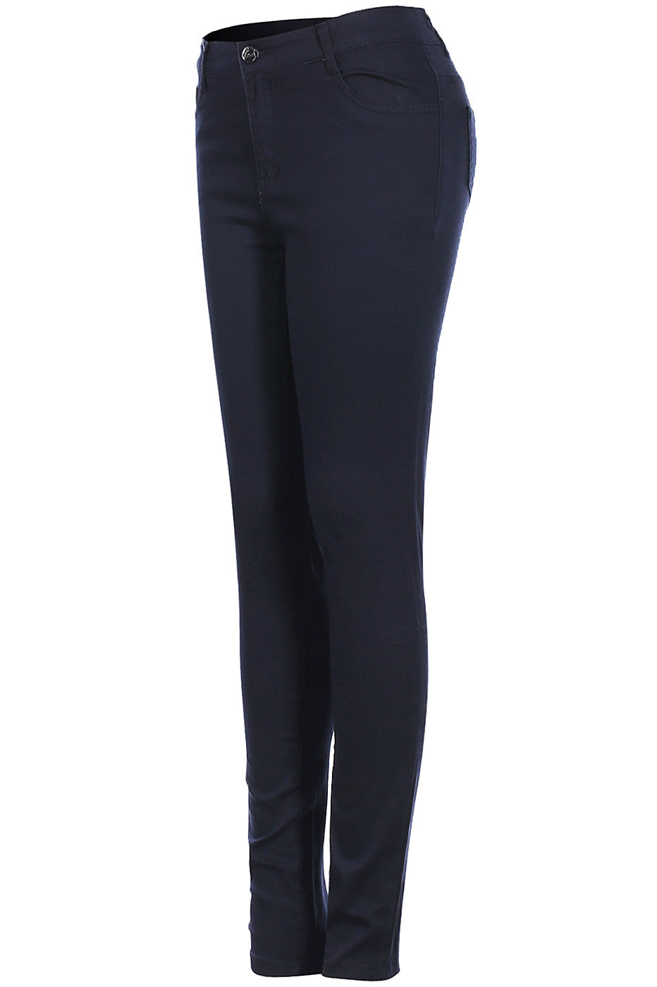 Trendy Skinny 5 Pocket Stretch Uniform Pants BodiLove Fashion Store