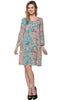 3/4 Bell Sleeve Oversize Tunic Dress - BodiLove | 30% Off First Order
 - 1