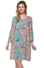 3/4 Bell Sleeve Oversize Tunic Dress - BodiLove | 30% Off First Order
 - 3