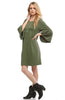 3/4 Bell Sleeve Oversize Tunic Dress - BodiLove | 30% Off First Order
 - 21
