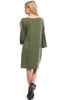 3/4 Bell Sleeve Oversize Tunic Dress - BodiLove | 30% Off First Order
 - 22