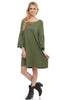 3/4 Bell Sleeve Oversize Tunic Dress - BodiLove | 30% Off First Order
 - 23