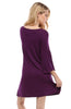 3/4 Bell Sleeve Oversize Tunic Dress - BodiLove | 30% Off First Order
 - 30
