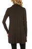 Long Sleeve Cowl Neck A-Line Tunic Dress - BodiLove | 30% Off First Order - 6
