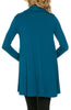 Long Sleeve Cowl Neck A-Line Tunic Dress - BodiLove | 30% Off First Order - 30