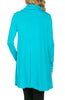 Long Sleeve Cowl Neck A-Line Tunic Dress - BodiLove | 30% Off First Order - 33