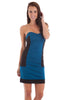 Contrast Sweetheart Strapless Body Con Dress - BodiLove | 30% Off First Order
 - 1