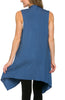 Draped Open Front Jersey Knit Vest - BodiLove | 30% Off First Order
 - 29