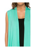 Draped Open Front Jersey Knit Vest - BodiLove | 30% Off First Order
 - 37