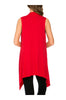 Draped Open Front Jersey Knit Vest - BodiLove | 30% Off First Order
 - 58