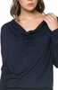 Long Dolman Sleeve Top W/ Cowl Neck - BodiLove | 30% Off First Order
 - 41