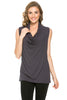Sleeveless Cowl Neck Tunic Top - BodiLove | 30% Off First Order
 - 28