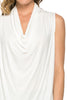 Sleeveless Cowl Neck Tunic Top - BodiLove | 30% Off First Order
 - 75