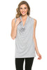 Sleeveless Cowl Neck Tunic Top - BodiLove | 30% Off First Order
 - 84