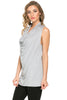 Sleeveless Cowl Neck Tunic Top - BodiLove | 30% Off First Order
 - 86