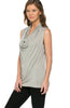 Sleeveless Cowl Neck Tunic Top - BodiLove | 30% Off First Order
 - 38