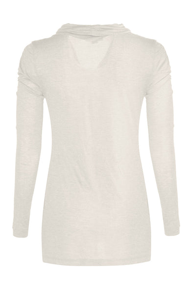 DRAPE SATIN CROSS OVER T0P
