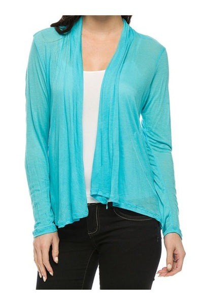 Open Front Long Sleeve Cardigan main image 1
