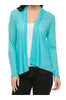 Draped Open Front Long Sleeve Cardigan - BodiLove | 30% Off First Order
 - 5