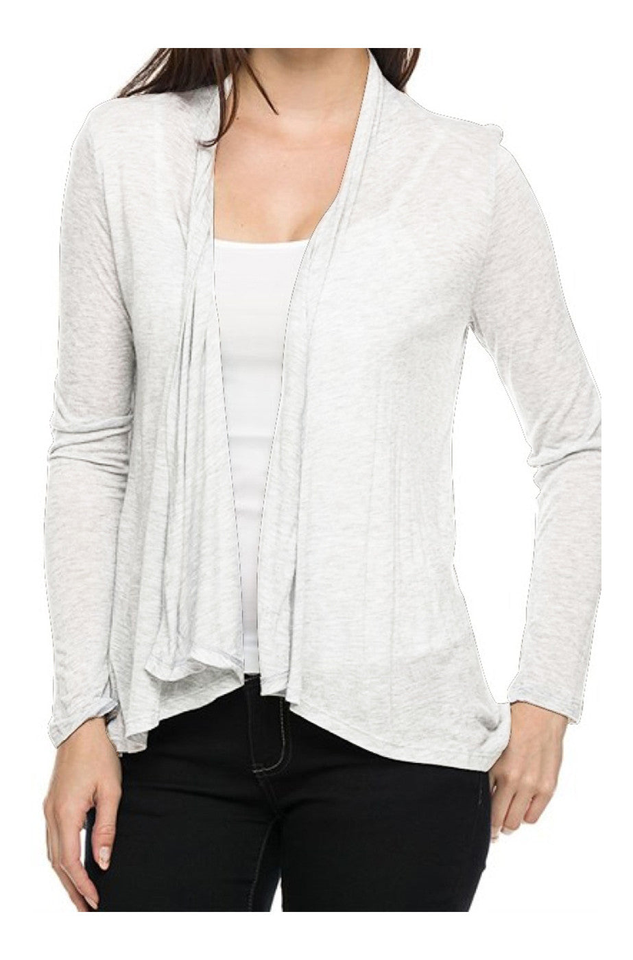 Off white long cardigan online