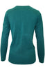 Long Sleeve V-Neck Button Up Cardigan - BodiLove | 30% Off First Order - 74 | Teal